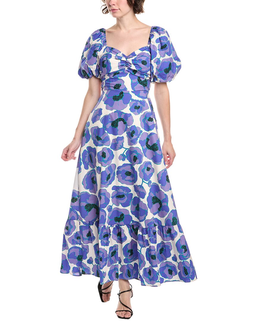 

Бесконечная роза платье макси с цветочным принтом Endless rose, фиолетовый