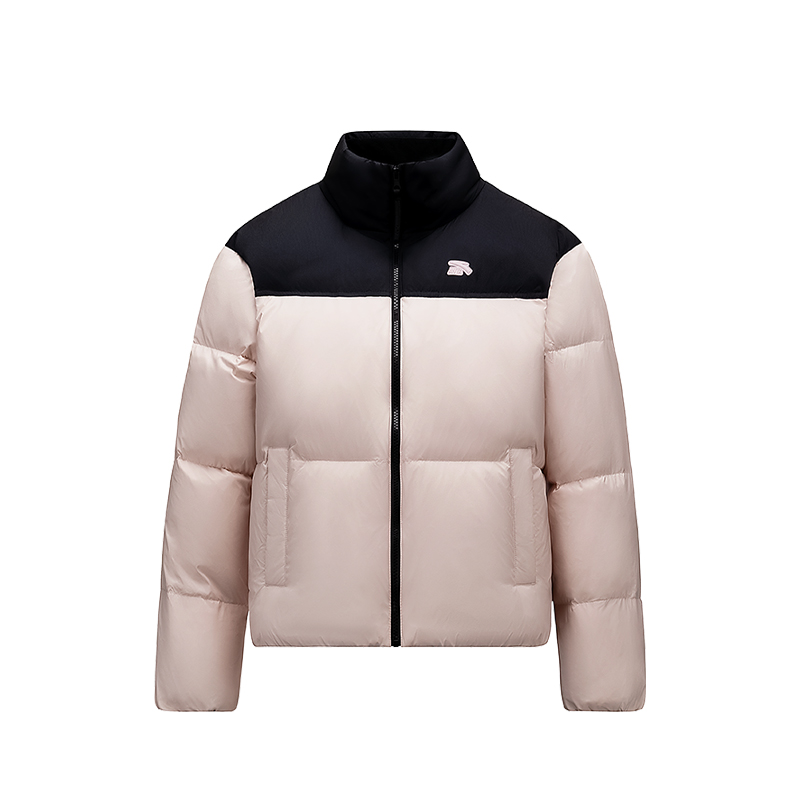 

ANTA Женская пуховая куртка колокол розовая, Bell Pink/Basic Black-3