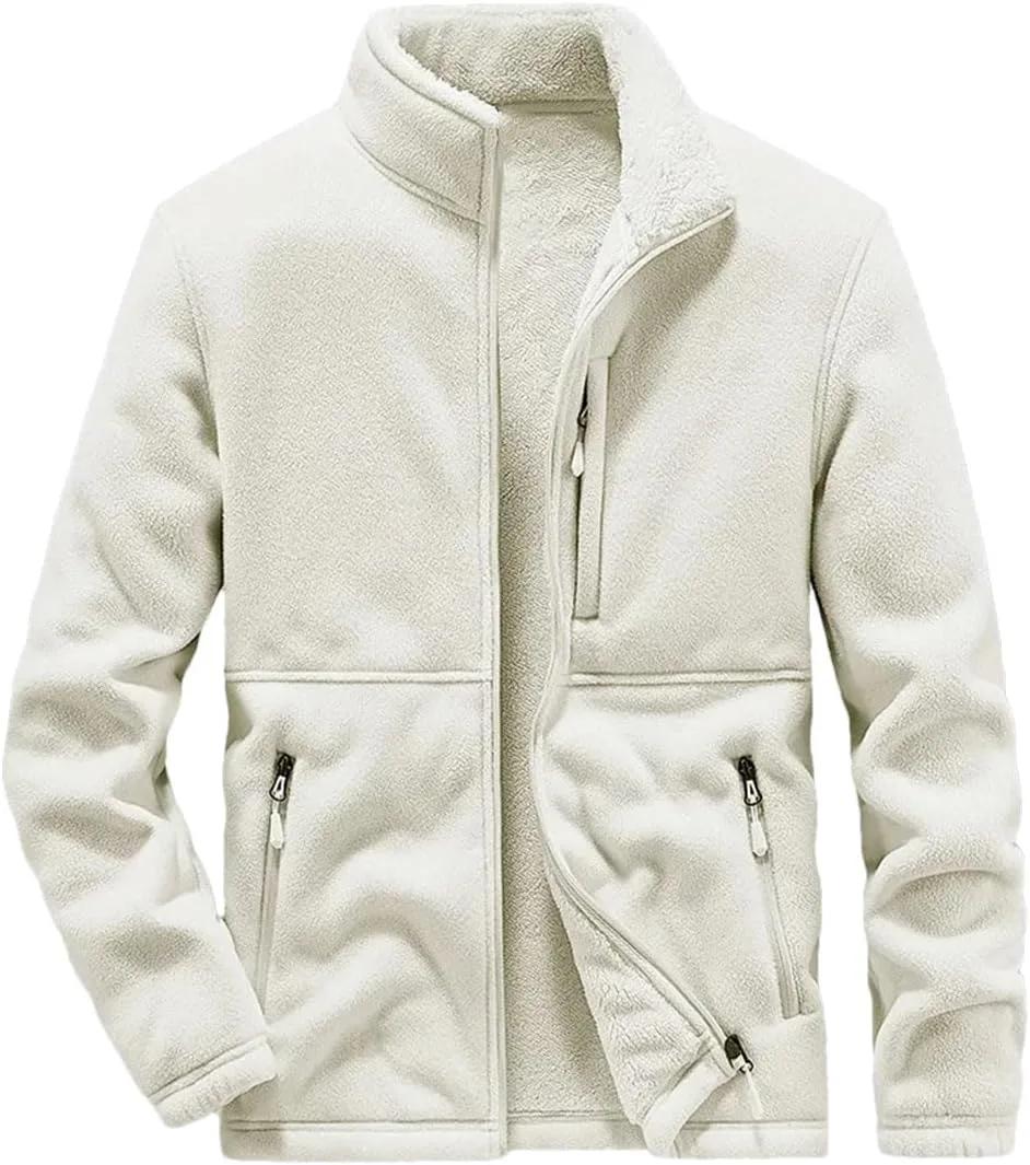 

Мужская куртка Casual Style Slim Fit с толстой флисовой подкладкой, капюшоном и молнией