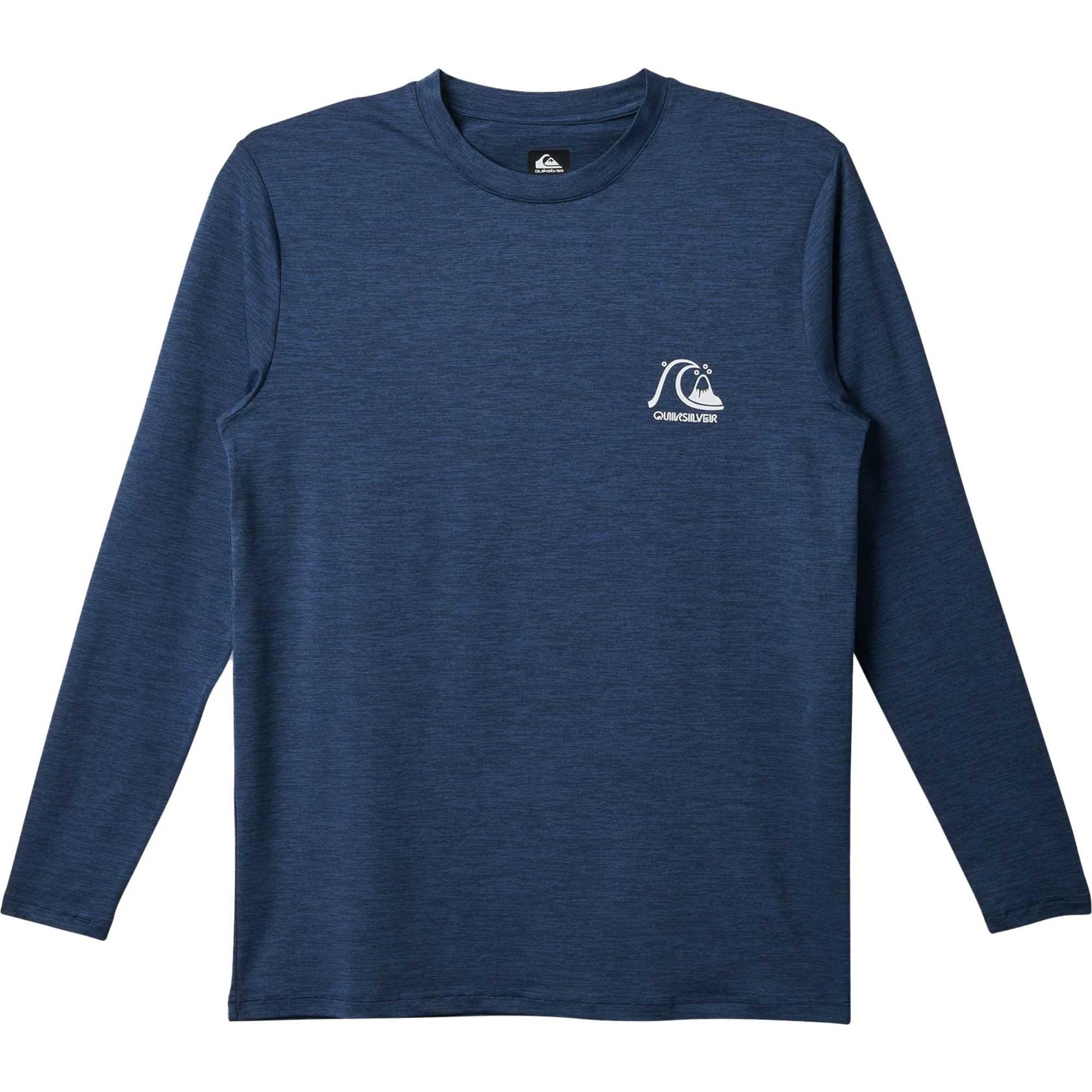 

Мужская футболка с длинными рукавами DNA Logo Surf Quiksilver, Navy Heather, Синий, Мужская футболка с длинными рукавами DNA Logo Surf Quiksilver, Navy Heather