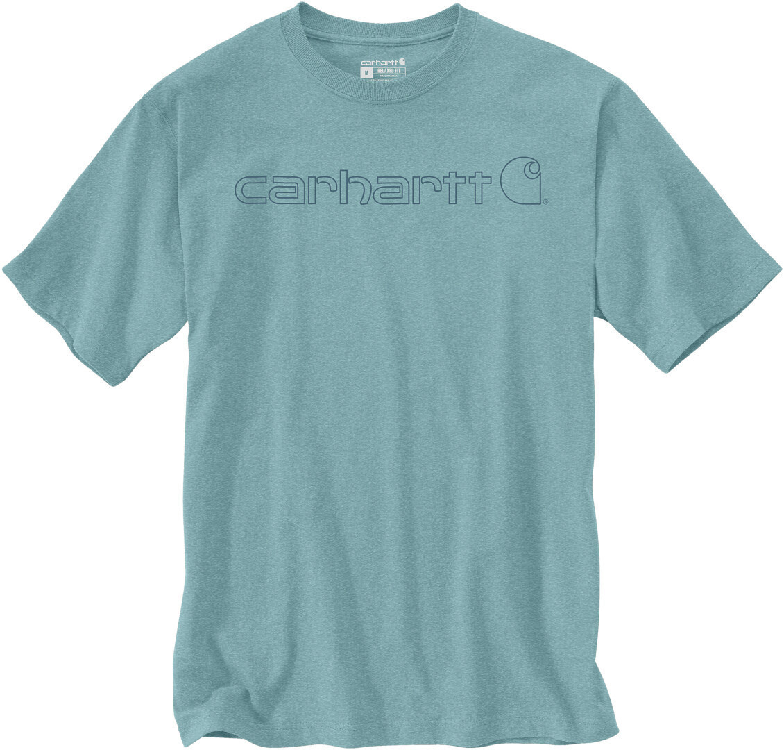 

Футболка Carhartt EMEA Core Logo Workwear Short Sleeve T-Shirt, цвет Blue/Turquoise