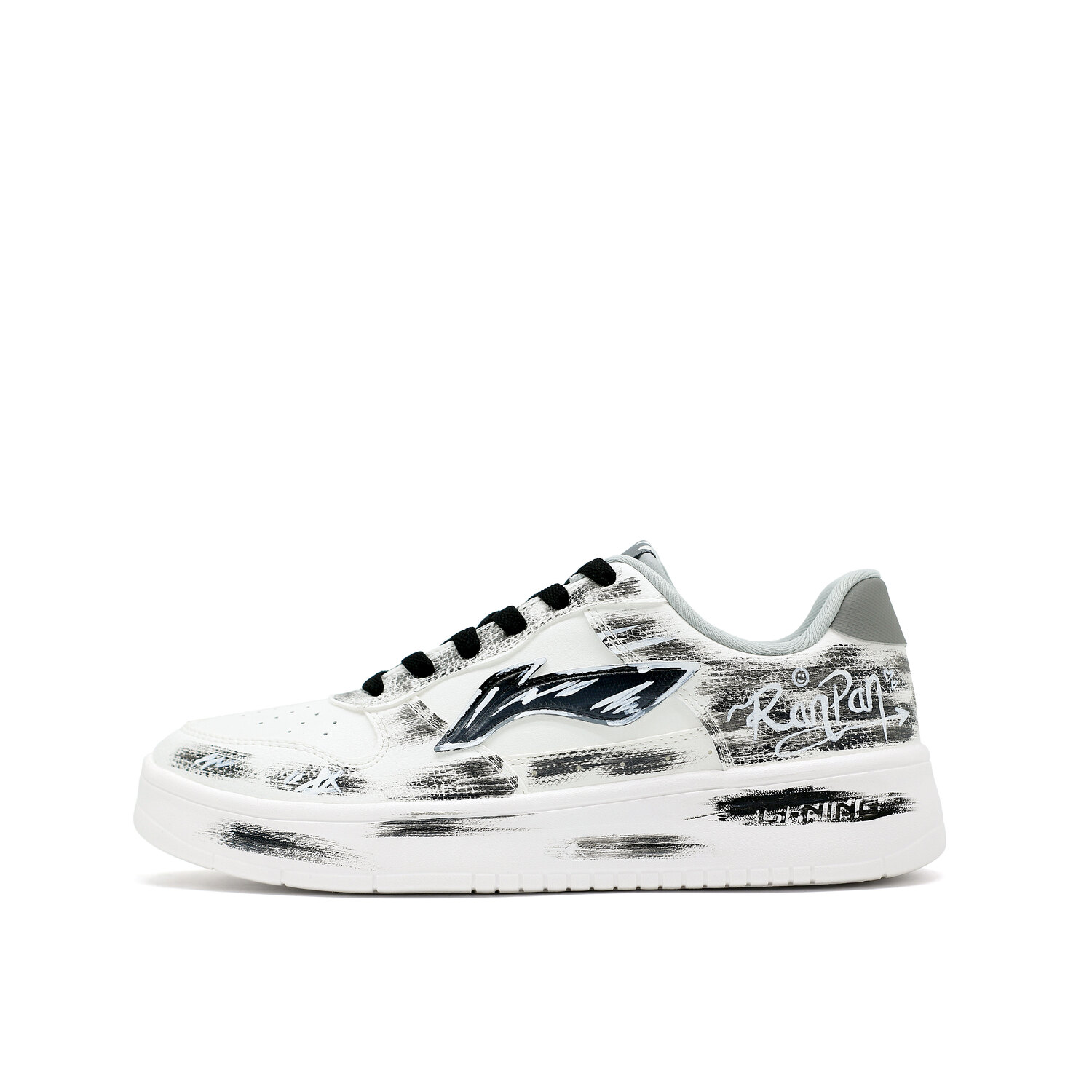 

LINING Кроссовки скейтерские мужские low top белые черные