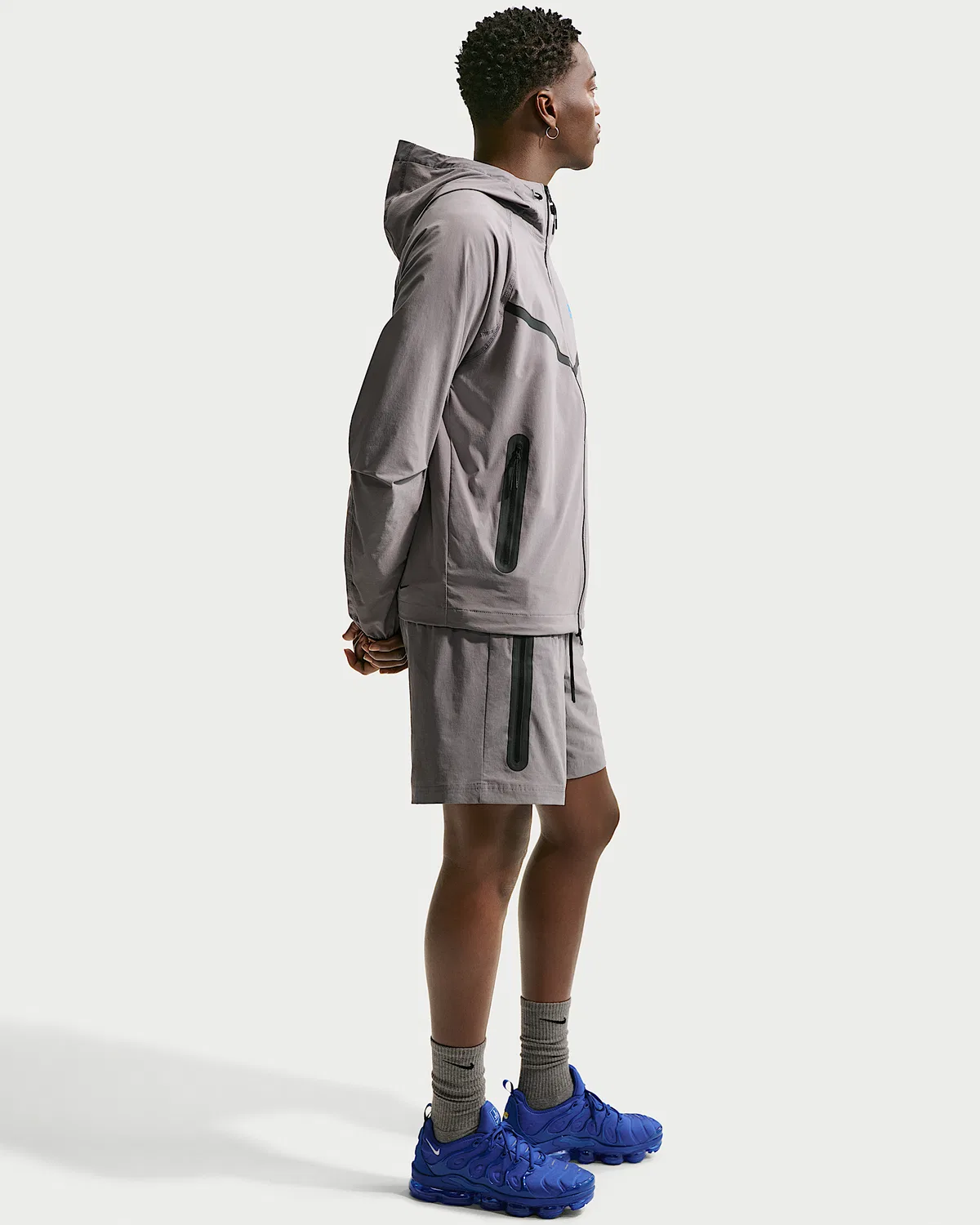 Мужские шорты Nike Tech Woven, Pencil Point/Blue Crystal — фото 4
