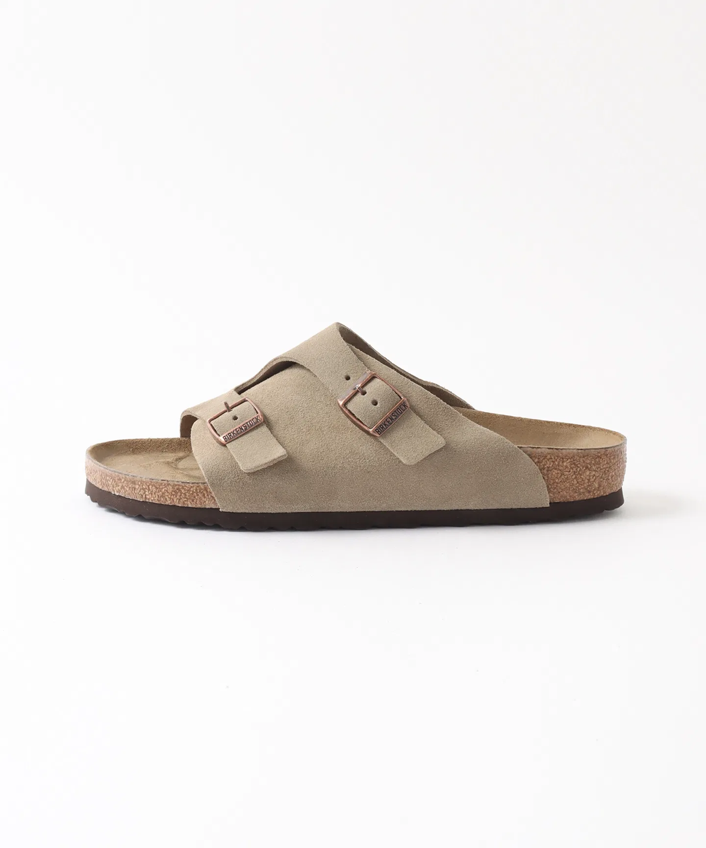 Мужские сандалии Birkenstock Zurich из замши бежевые — фото 2