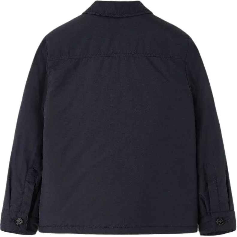 Утепленная куртка SS26 Regular Fit для детей Loro Piana, морской синий — фото 3
