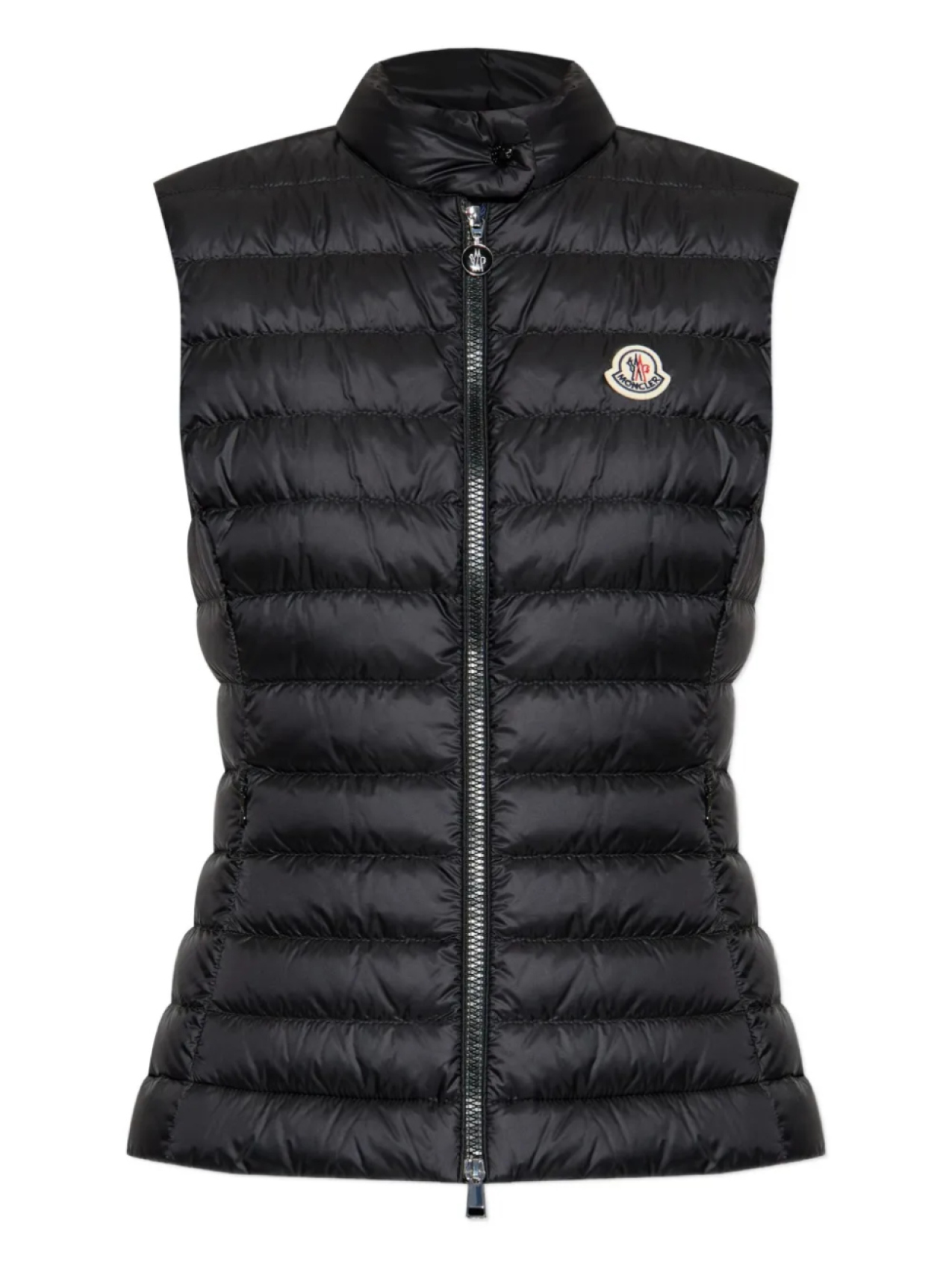 

Утепленный жилет без рукавов Moncler, черный