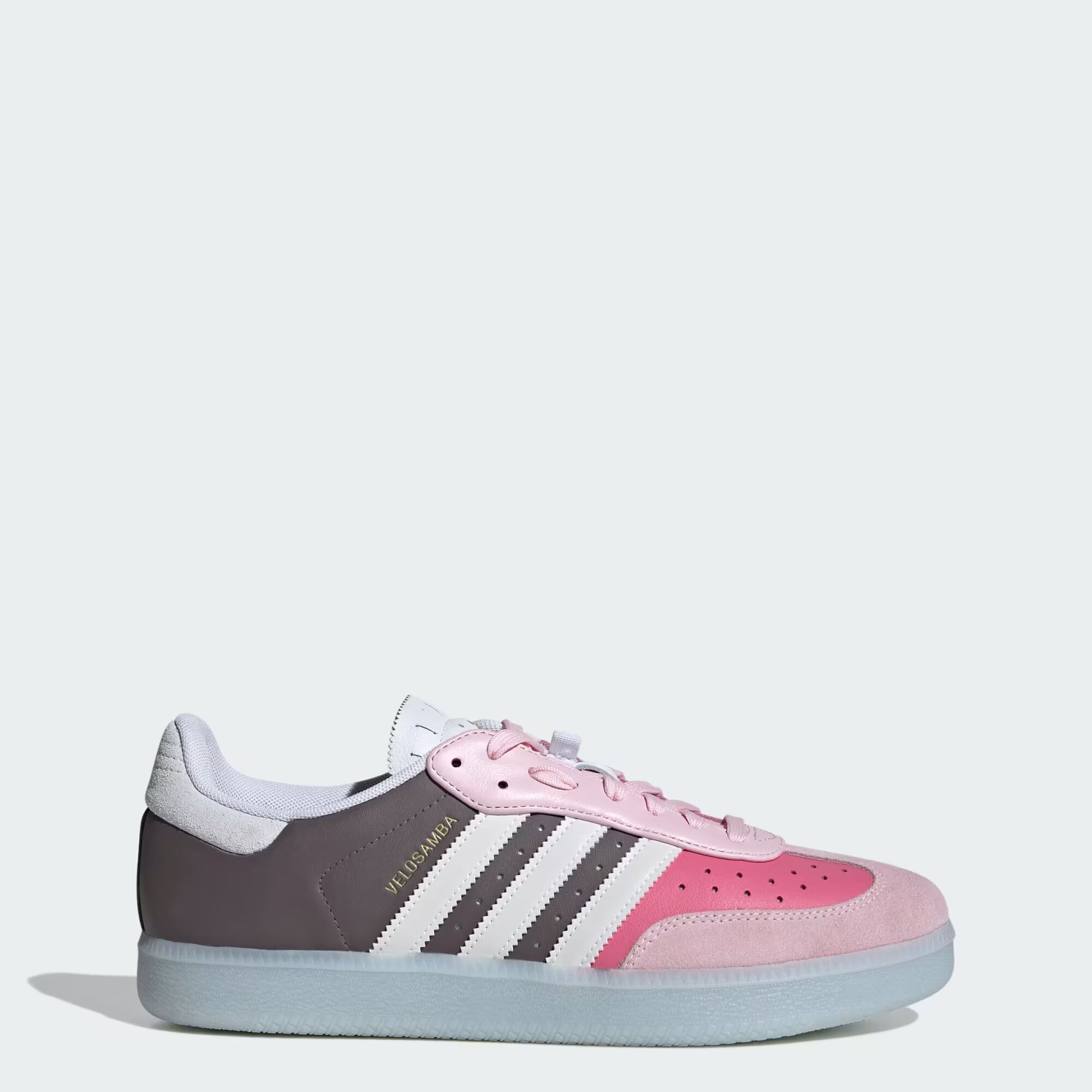 

Кожаные Кроссовки Velosamba Adidas, цвет Charcoal/Cloud White/Clear Pink