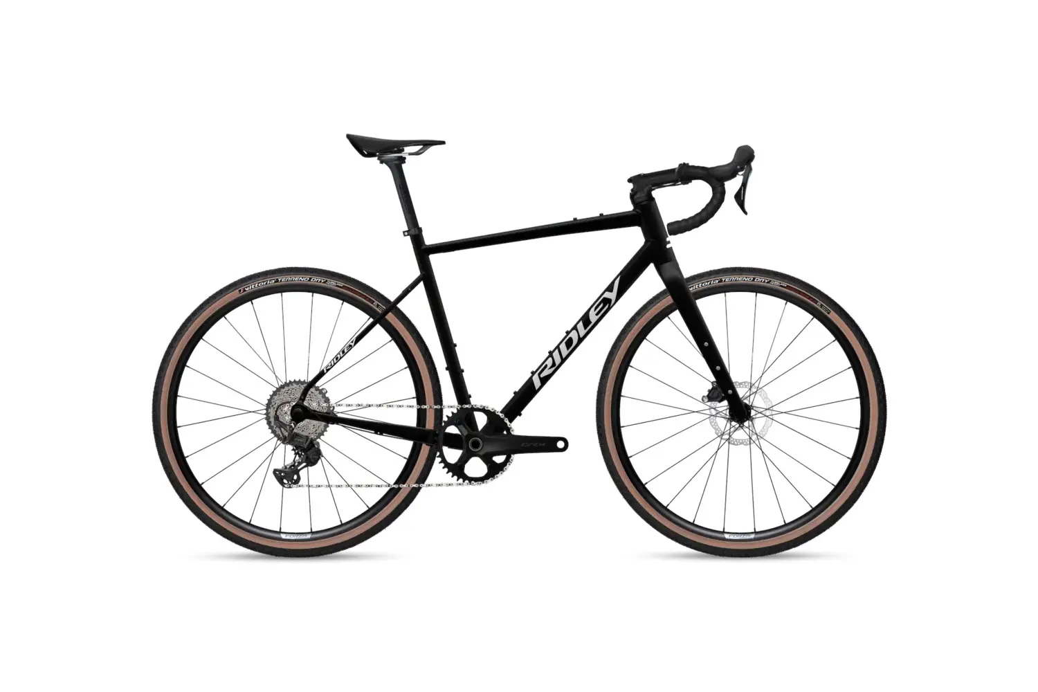 

Гравийный велосипед Ridley Kanzo adventure alu - shimano grx600 - 28 дюймов - diamant - 2026, schwarz | black // pc8 / kav01am