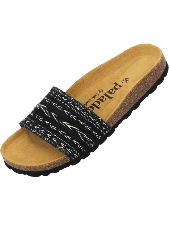 Мюли palado, цвет negro/plata