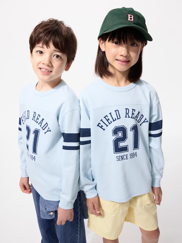 

Хлопковая футболка AIRism с графикой, длинный рукав Uniqlo, 61 blue, Синий, Хлопковая футболка AIRism с графикой, длинный рукав Uniqlo, 61 blue