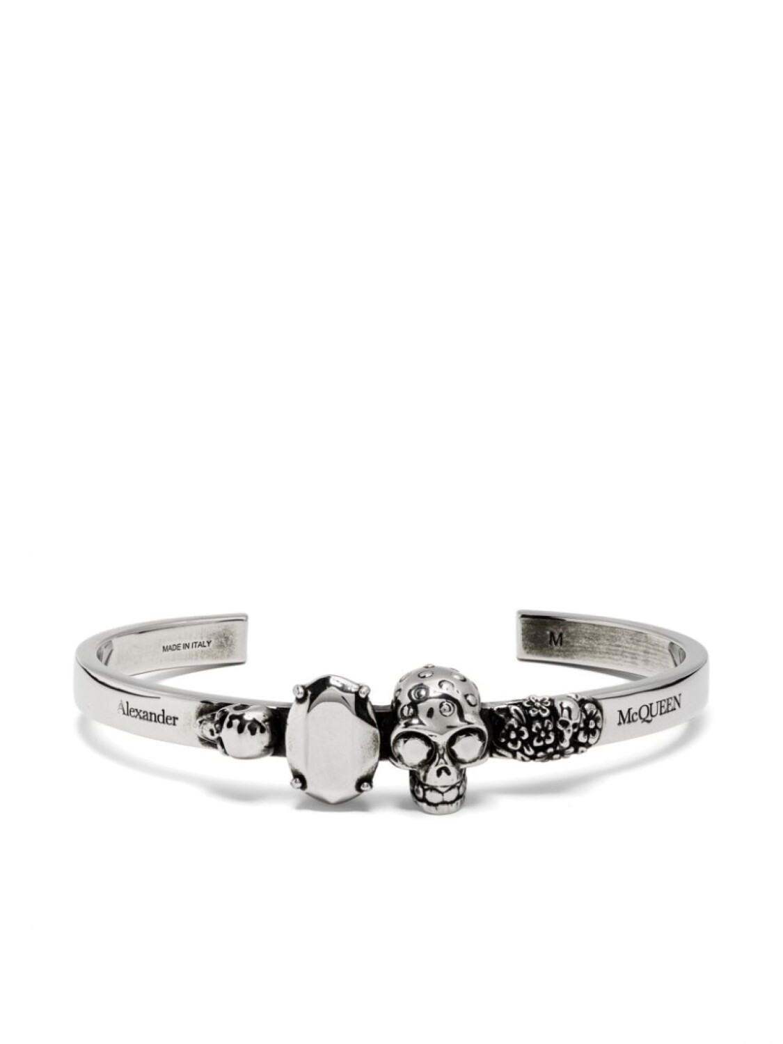 

Браслет с декором Skull Alexander McQueen, серебряный