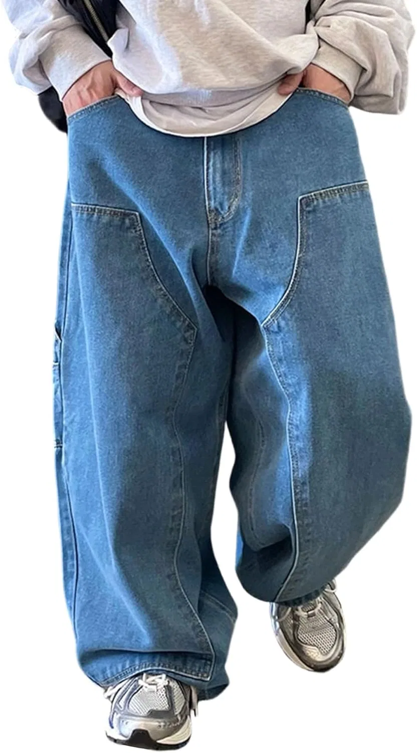 Джинсы свободные, Skater, Blue