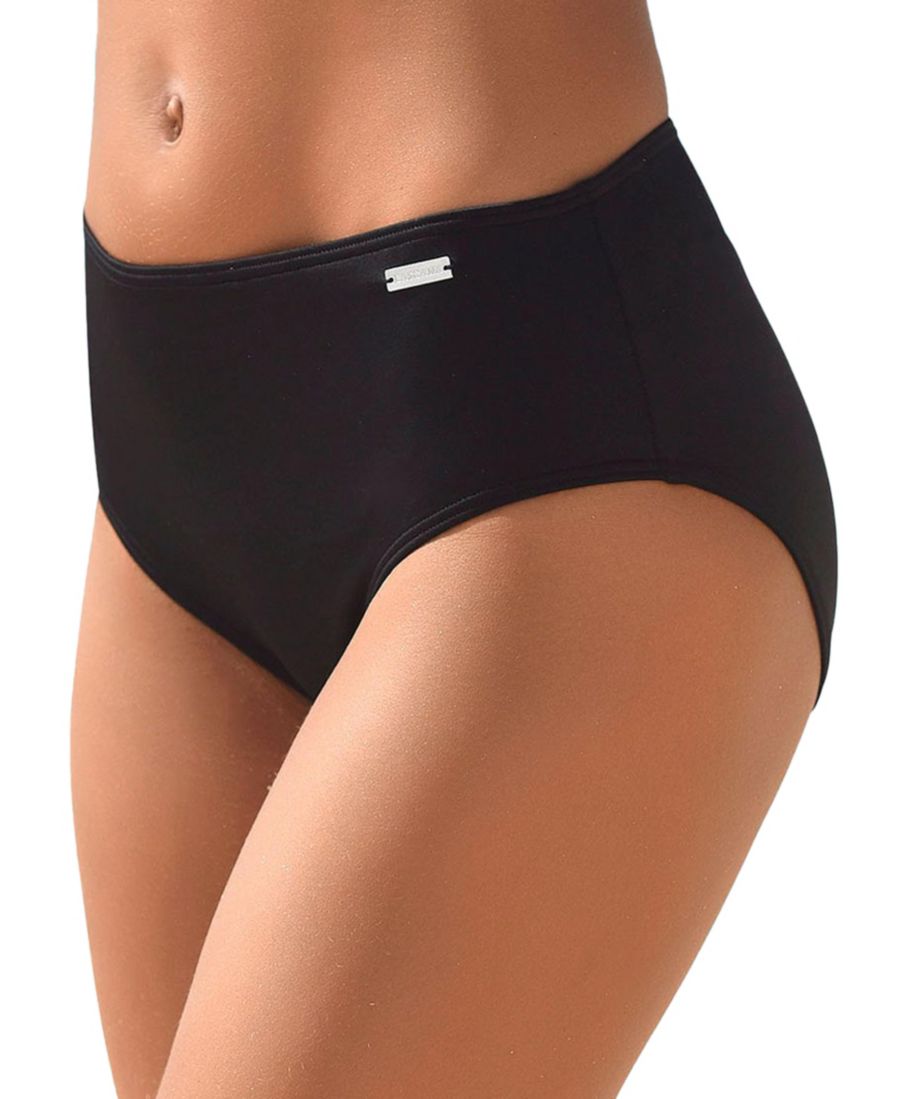 

Плавки от бикини средней посадки для женщин LASCANA, Black, Черный, Плавки от бикини средней посадки для женщин LASCANA, Black