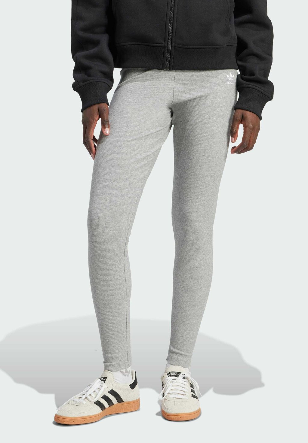 

Леггинсы ESSENTIALS HIGH-WAIST Adidas Originals, серый