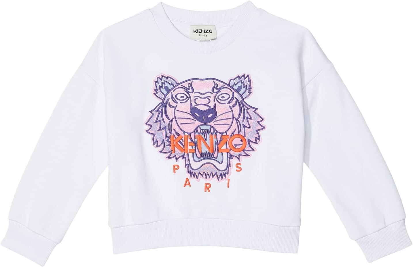 

Толстовка Kenzo Tiger Embroidery Sweatshirt, белый