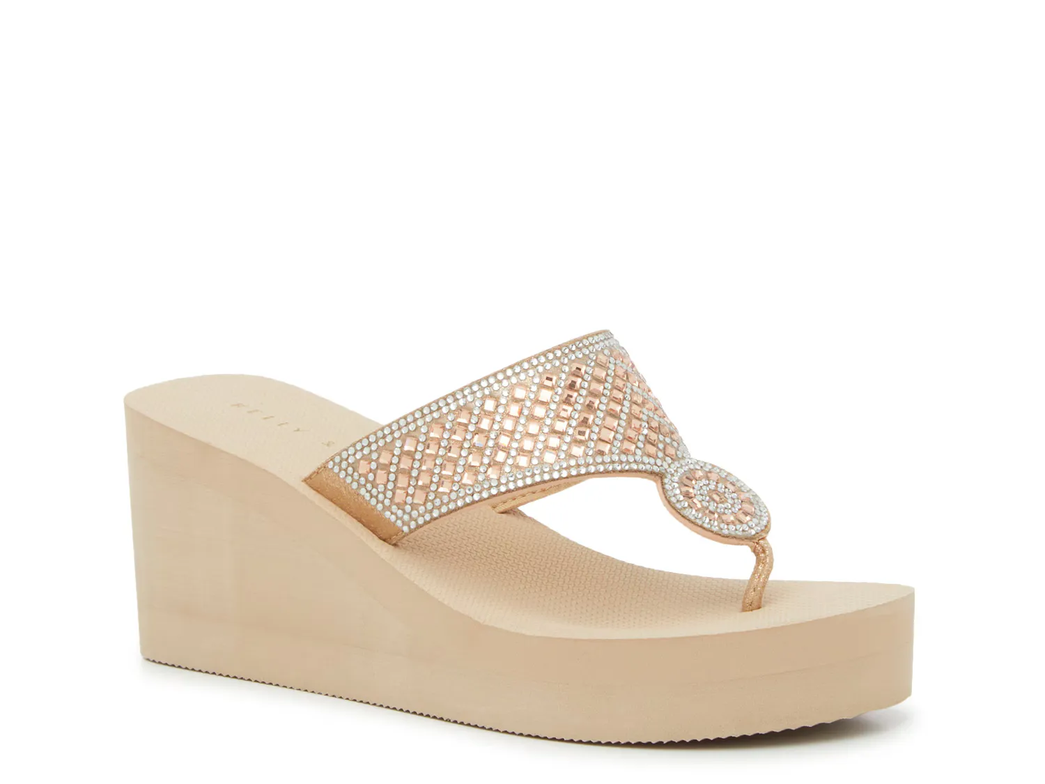 Сандалии Zarita Wedge Sandal Kelly & Katie, цвет dustyrose