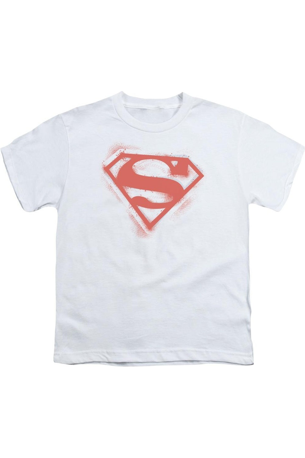 

Футболка с принтом "Superman Spray Paint Shield" для детей с коротким рукавом Gildan, белый