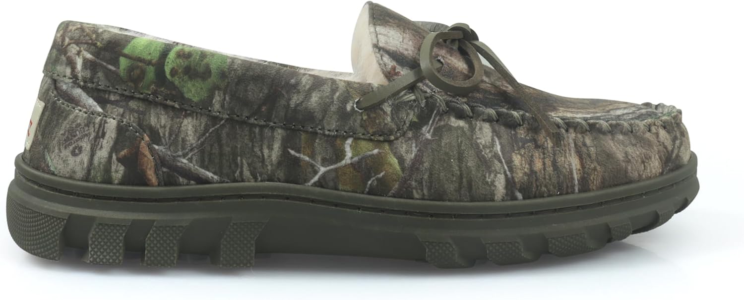 Тапочки Bonezzz Flex - удобные мужские тапочки с камуфляжем Mossy Oak и подкладкой из искусственной овчины - прочные и экологичные согревающие для ног с эффектом памяти, подходят для дома и улицы 26Bonezzz, Mossy Oak Country Dna — фото 2