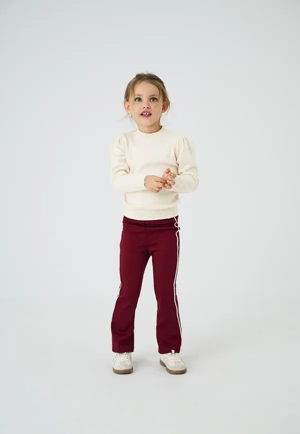 Леггинсы Kmgpaige life piping flared leggings trousers Only Mini, цвет каберне