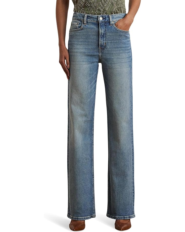 

Джинсы Lauren Ralph Lauren High-Rise Wide-Leg Jeans, цвет Alicia Wash