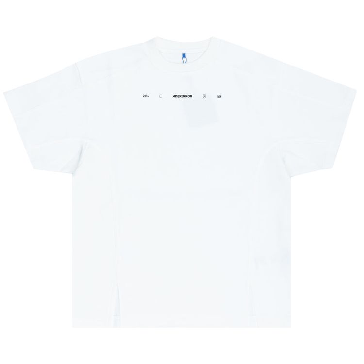 

Футболка Ader Error Semi-Oversized Fit T-Shirt 'Off White', кремовый
