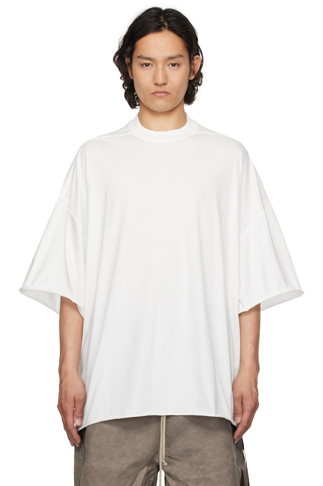 

Футболка Hollywood Tommy Rick Owens Drkshdw, цвет milk