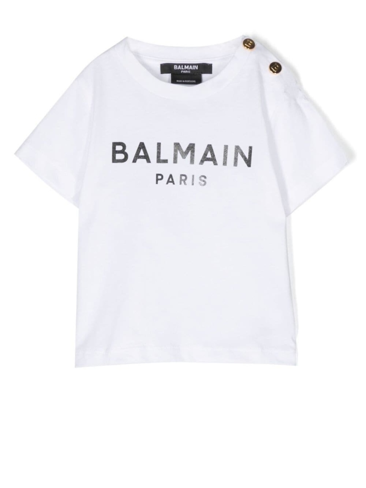 

Balmain Kids футболка с логотипом, белый