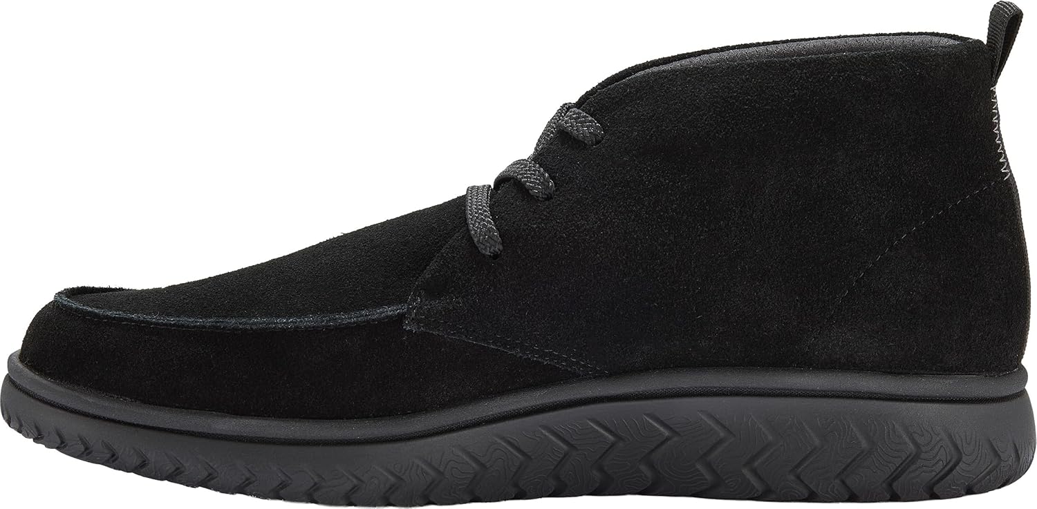 Мужские ботинки Clarks RelaxLite Moc с коротким голенищем, черный — фото 3
