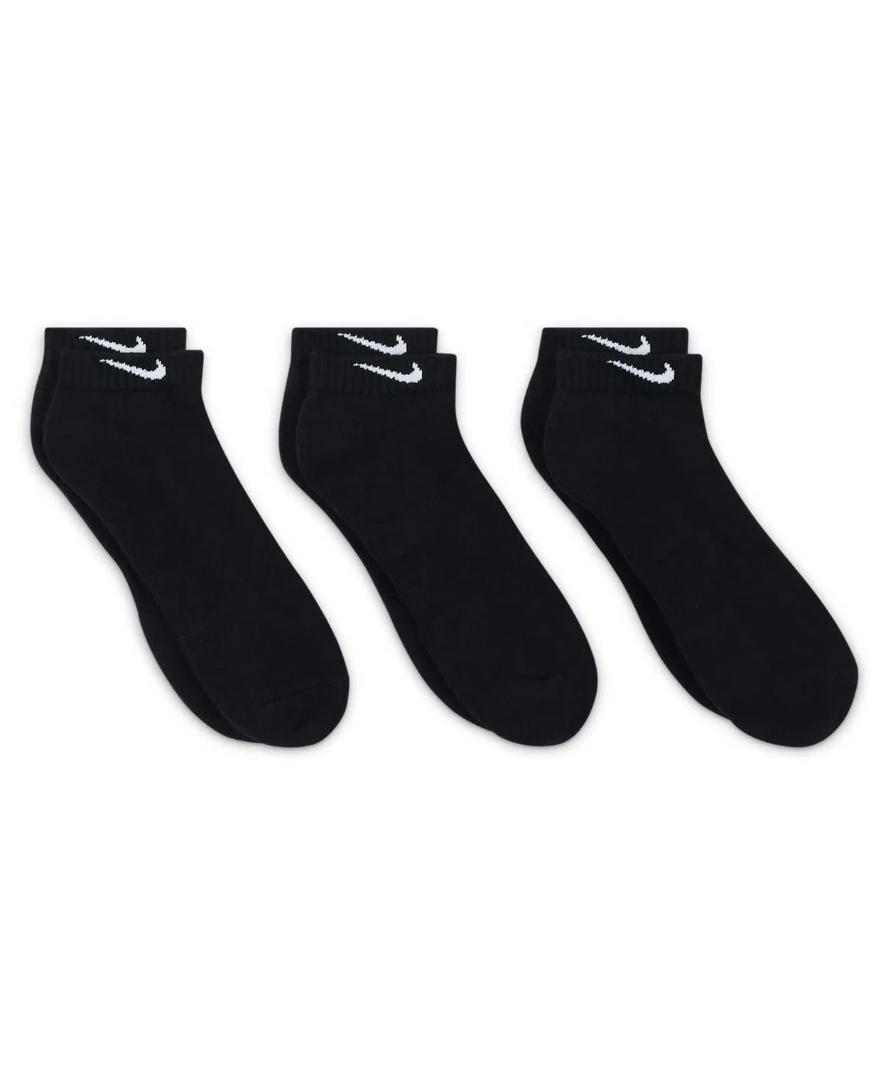 Носки тренировочные Nike Everyday Cushioned Low 3 пары черные — фото 3