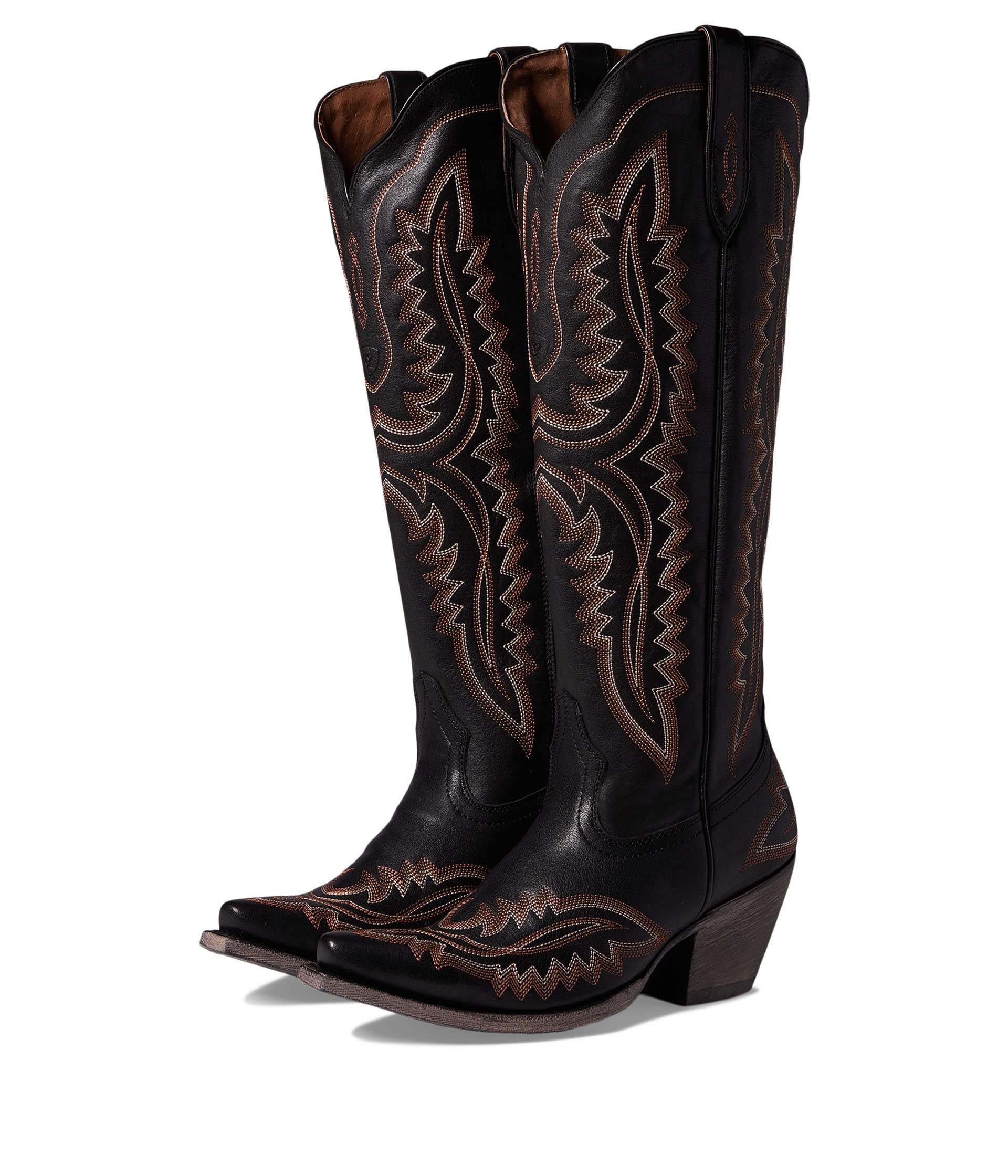 Сапоги женские Ariat Casanova ковбойские с узором, коричневый