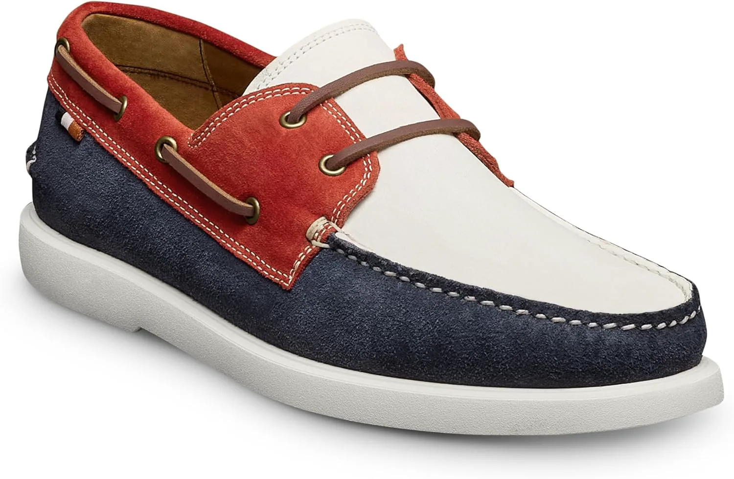 Мужские туфли Allen Edmonds Panama, красный/белый/синий