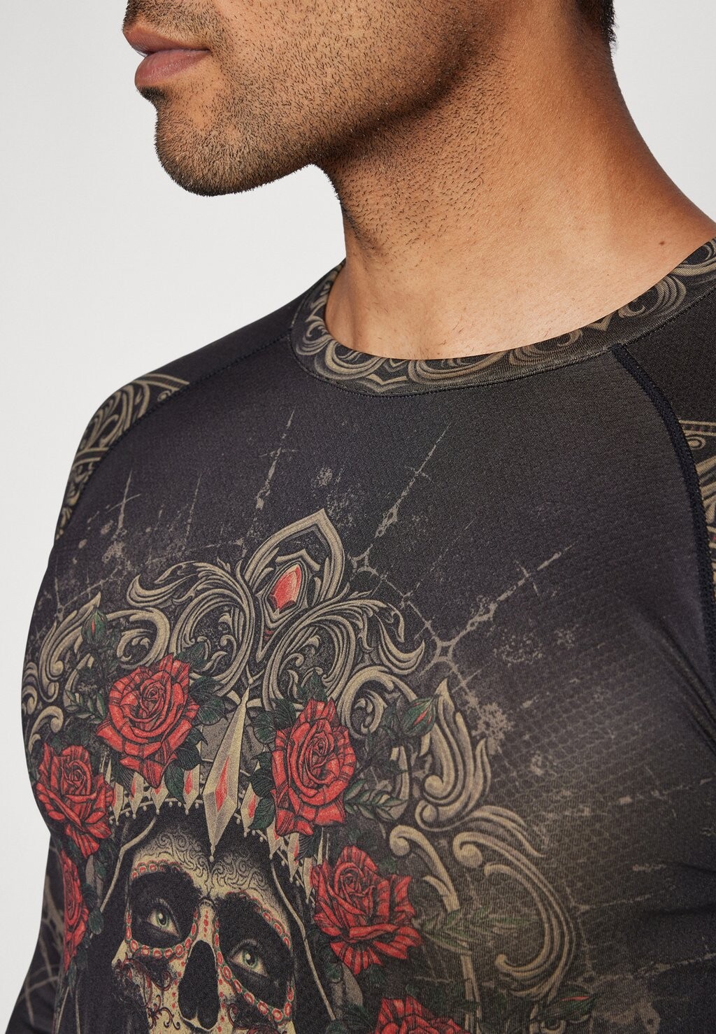 

Топ с длинными рукавами SANTA MUERTE RASHGUARDS Venum, черный