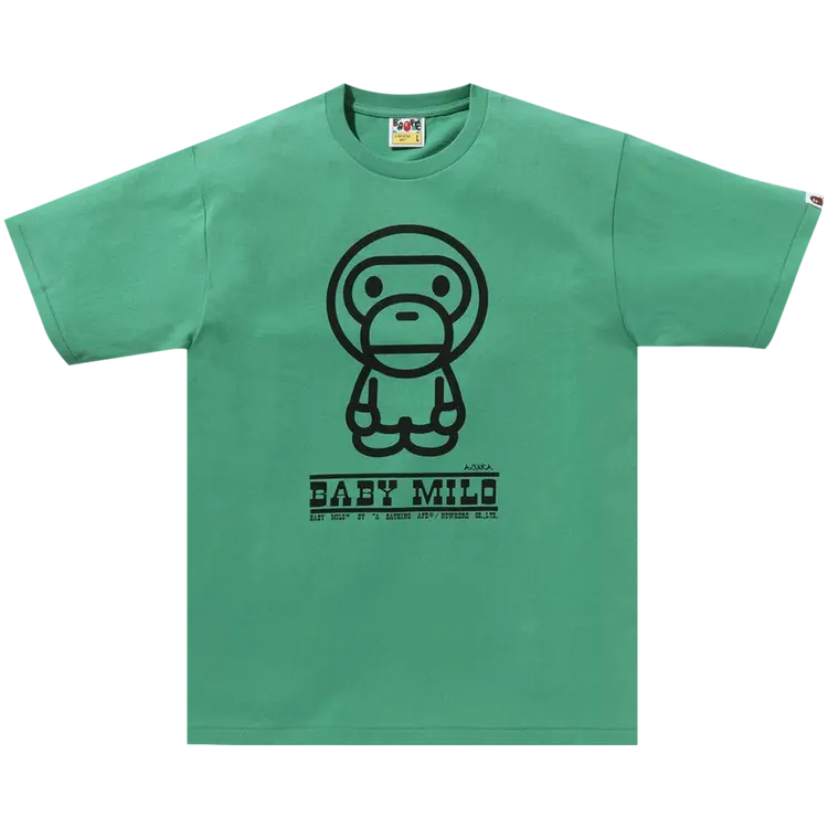 

Футболка BAPE Classic Baby Milo 'Green', зеленый