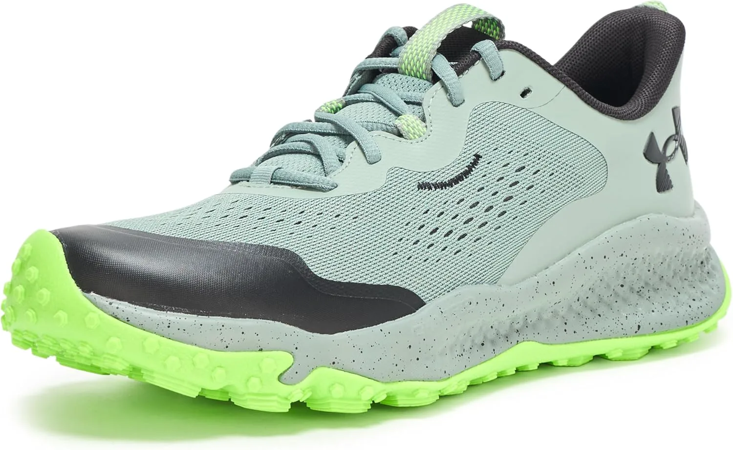 Мужские треккинговые кроссовки Under Armour Charged Maven, зеленый/черный — фото 3