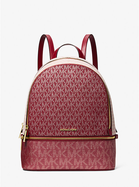 

Средний рюкзак Rhea с металлическим фирменным логотипом Michael Kors, красный