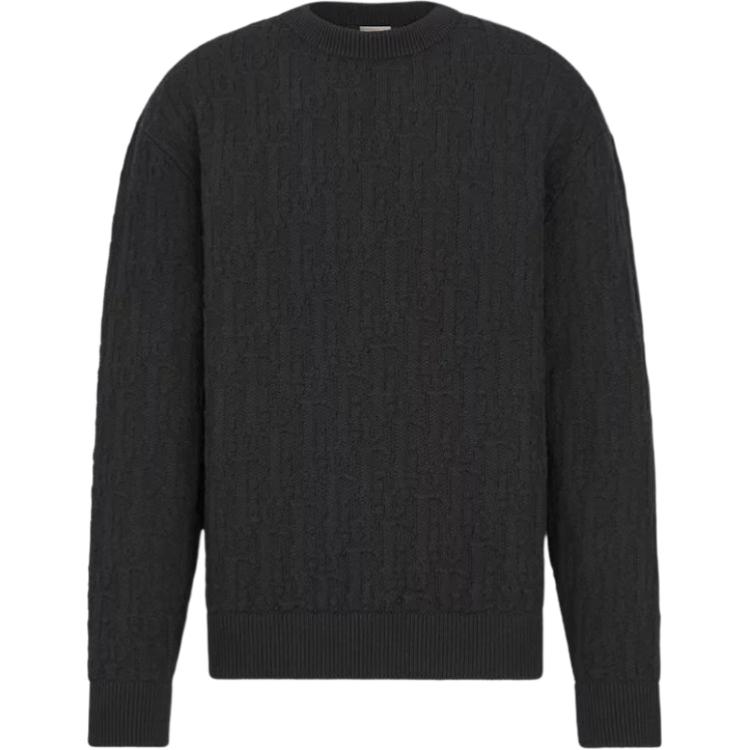 

DIOR Трикотажный свитер мужской черный