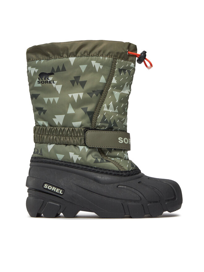 

Снегоступы Youth Flurry Print Sorel, зеленый