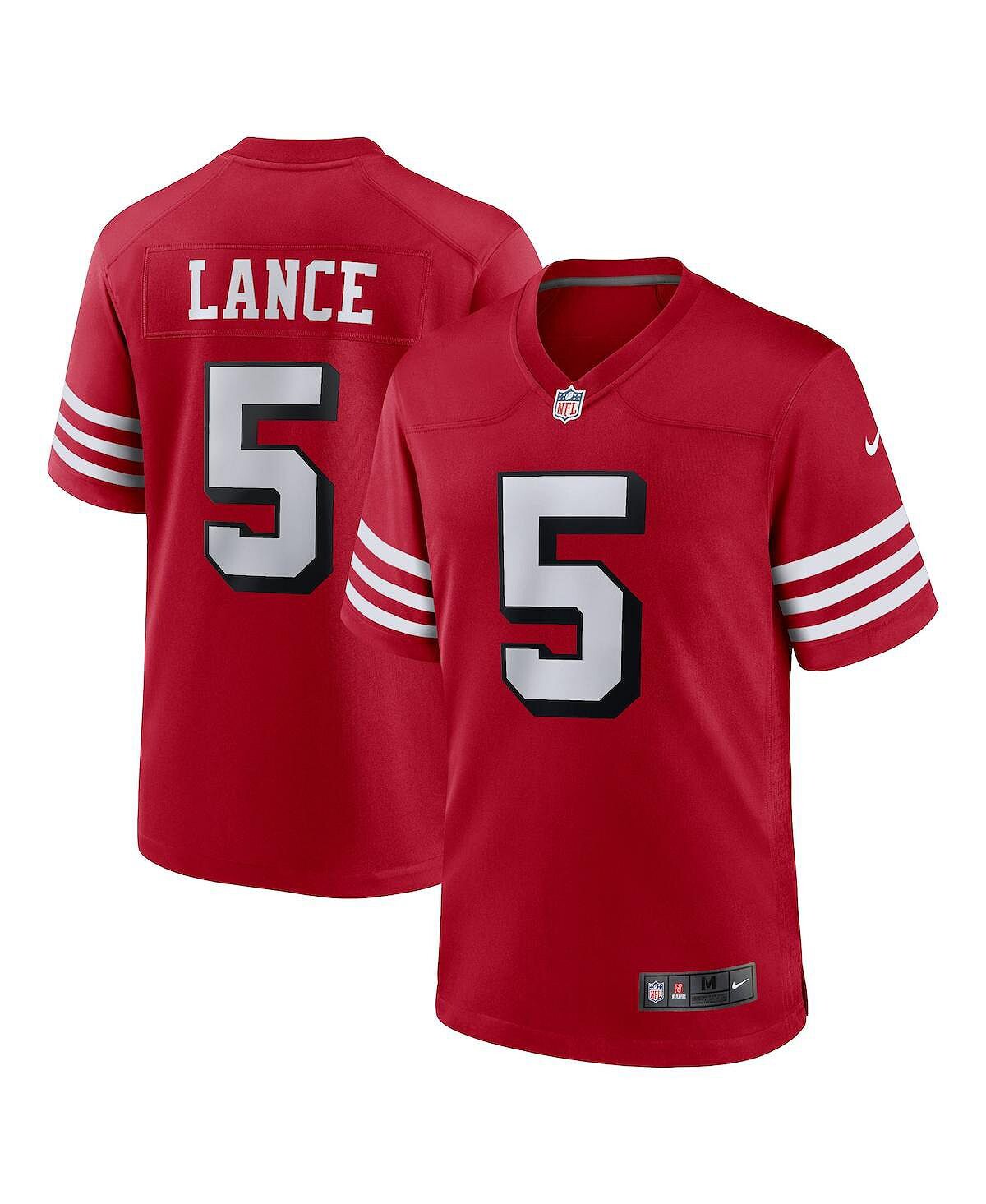 

Мужская футболка Trey Lance Scarlet San Francisco 49ers Alternate Game Nike