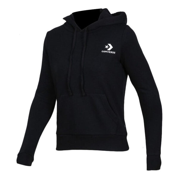

Толстовка star chevron embroidered pullover hoodie 'black' Converse, черный