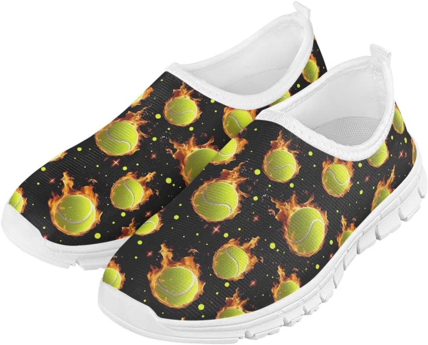 

Повседневные слипоны для улицы, легкие и удобные кроссовки для тенниса для мальчиков и девочек, эластичная мягкая обувь для ходьбы и тренировок, размер US 11-15, белая подошва Vuriqeby