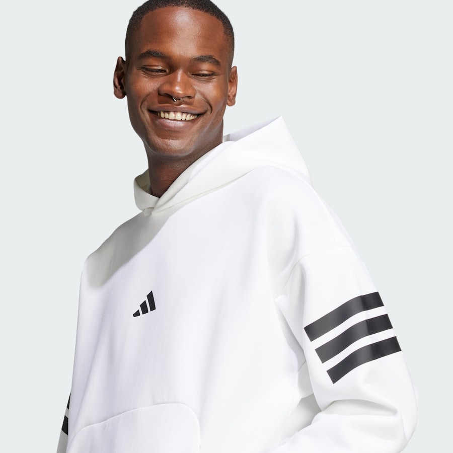 Спортивная толстовка ADIDAS SPORTSWEAR Future Icons, белый — фото 4