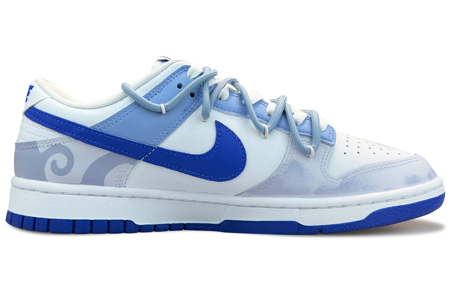 

Кроссовки Nike Dunk Skateboard Shoes Men Low-Top Blue White, Синий, Кроссовки Nike Dunk Skateboard Shoes Men Low-Top Blue White