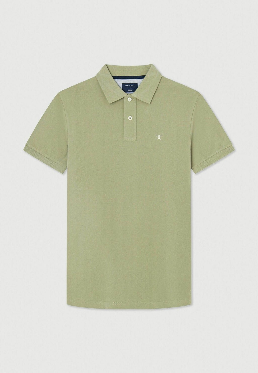 

Polo Logo Hackett London, зеленый цвет морских водорослей