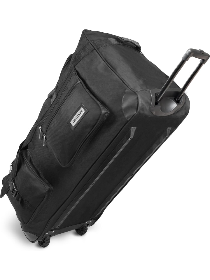 

Дорожная сумка Jumbus 100 на двух колесах черного цвета normani