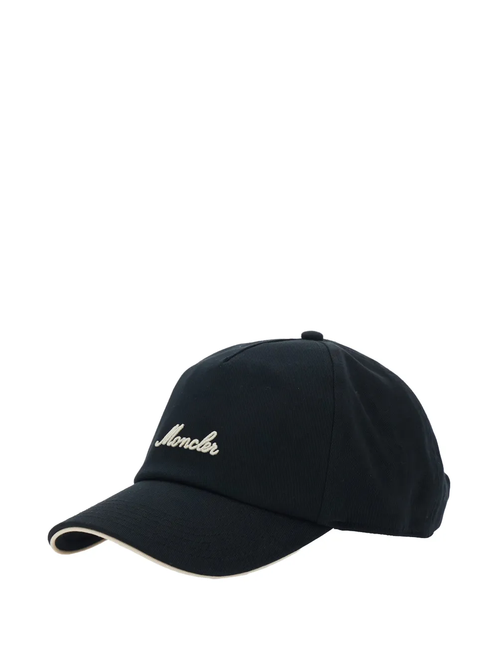 

Бейсболка из хлопка с логотипом Moncler, черный