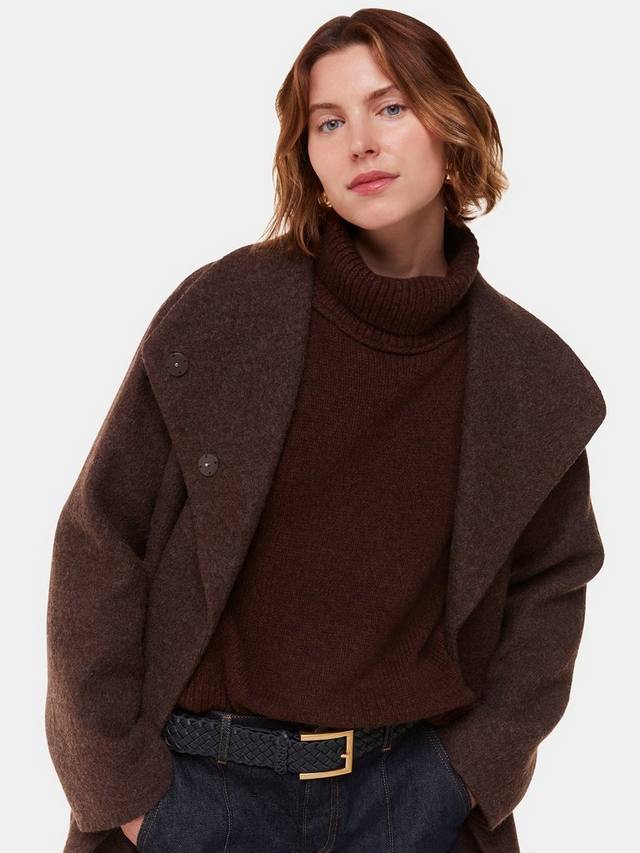 

Плетёный кожаный ремень Whistles, Black