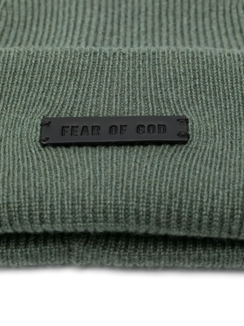 Кашемировая шапка бини Fear Of God, зеленый — фото 2