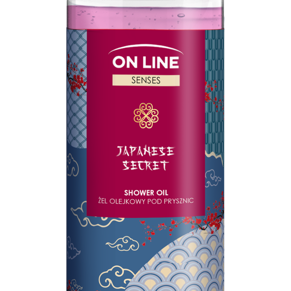 

Масляный гель для душа, 500 мл On Line Senses japanese secret