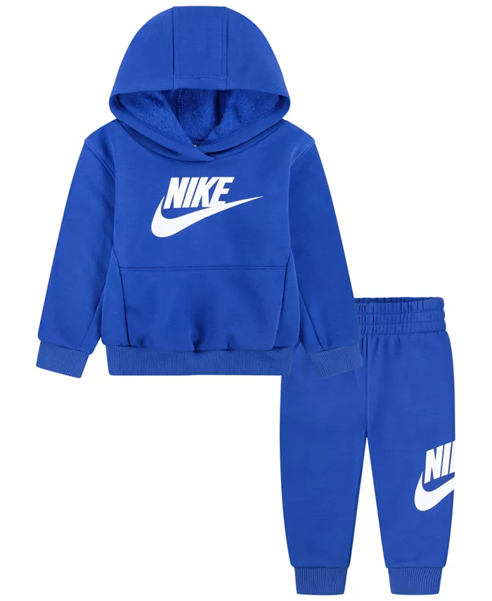 

Детский комплект для мальчиков из двух предметов: худи и брюки Club Fleece Nike, синий