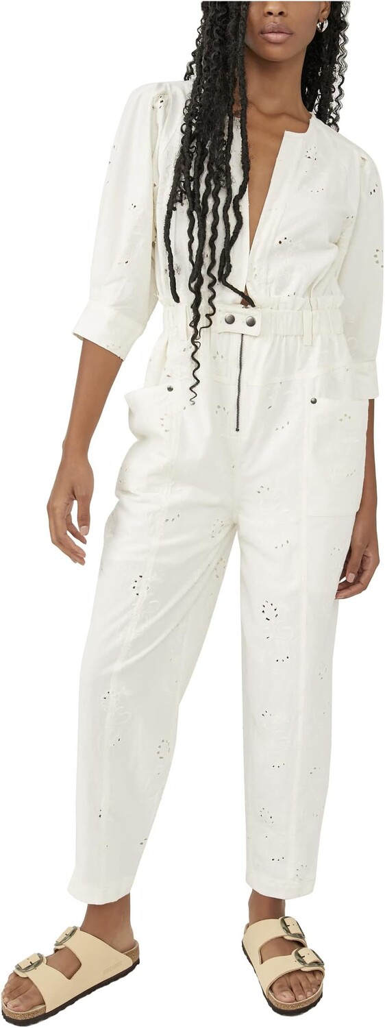

Комбинезон Free People Loving You Jumpsuit, слоновая кость